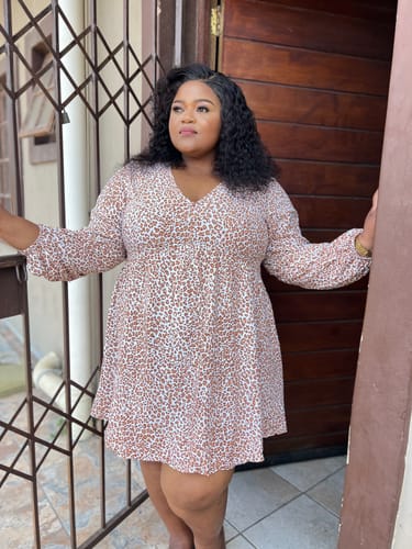 Customer photo review of Brazilian 4x4 Lace Wig - Water Curl - 14"