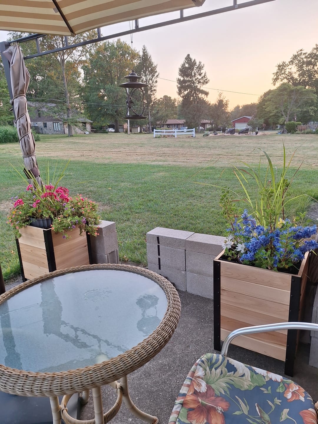 Customer photo review of 18″ x 18″ Planter Box 24" Tall