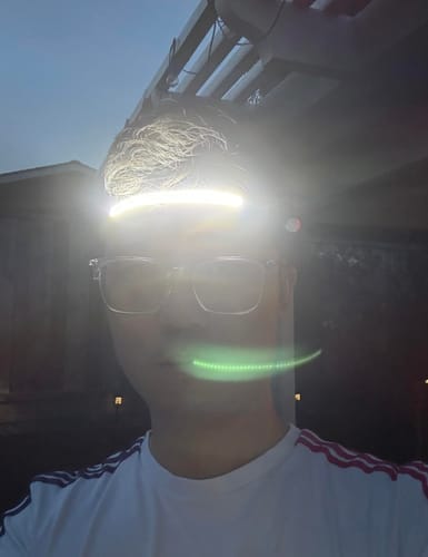 Customer photo review of LumaBeam™ - Multifunksjonell 230° LED-hodelykt