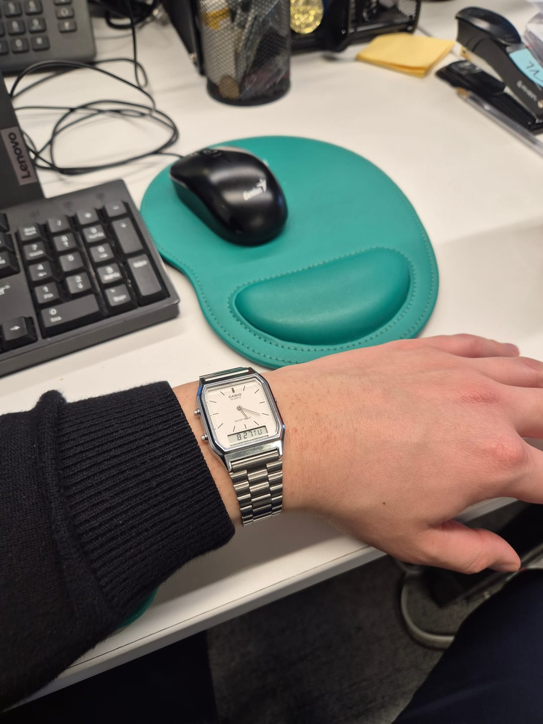 Customer photo review of Reloj Casio Vintage AQ-230A-7DMQ Análogo Digital Plateado