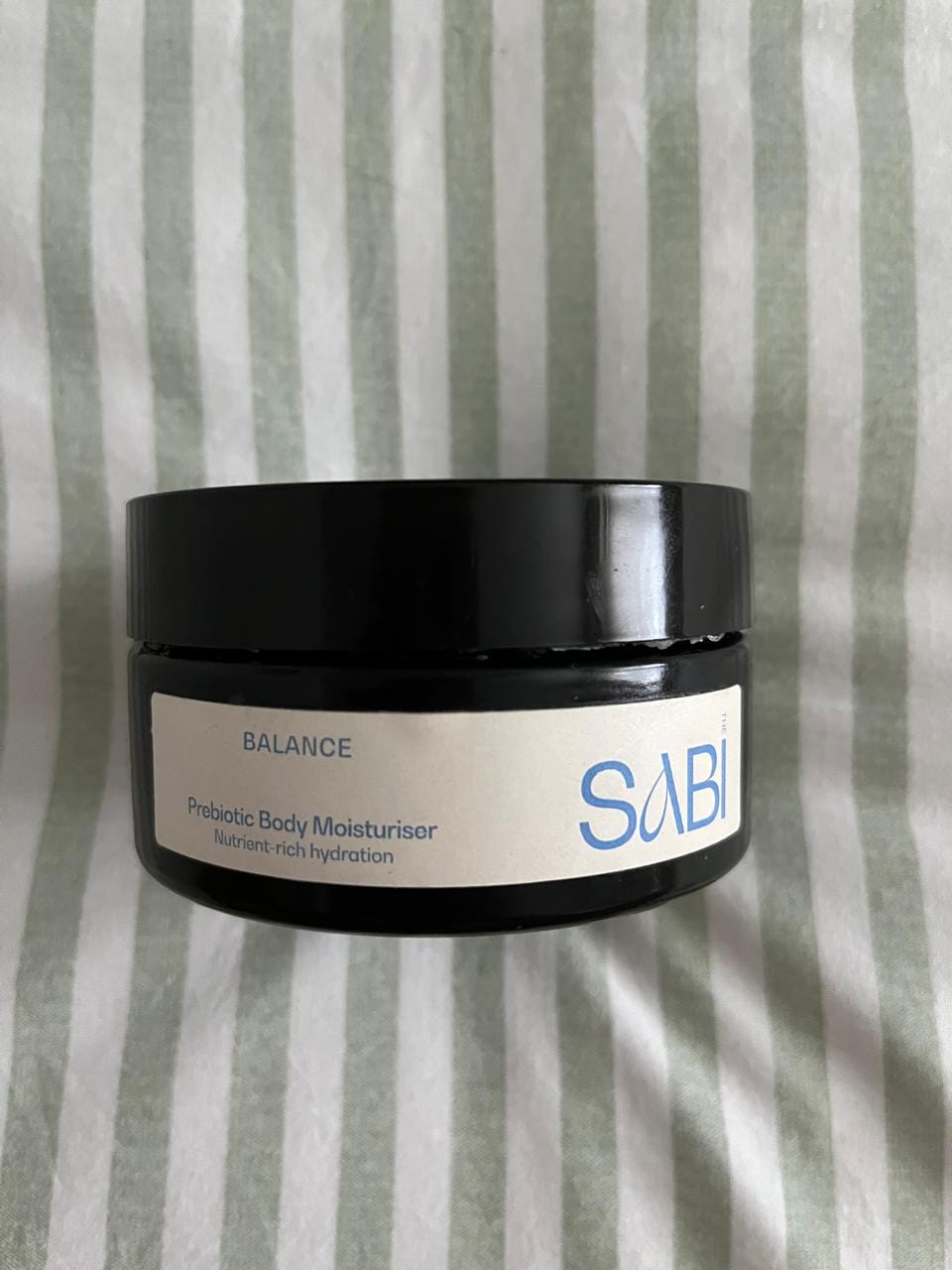 Customer photo review of Prebiotic Body & Face Cream