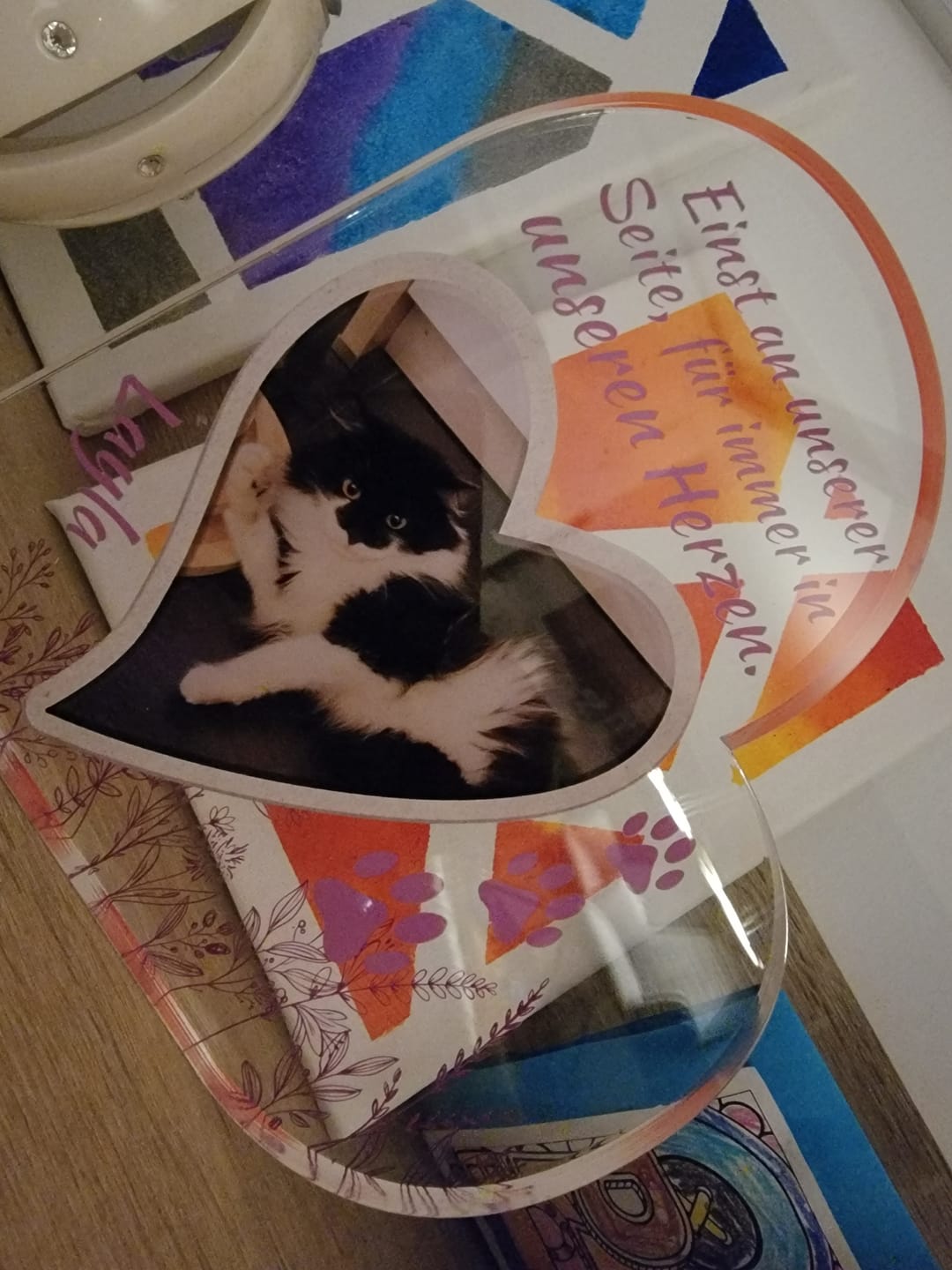 Customer photo review of Einst an meiner Seite - Individuelles Glasherz