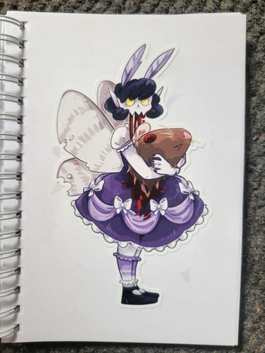 Customer photo review of Creepy Fairy Stickers