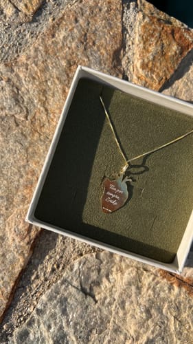 Customer photo review of Collana Cuore Anatomico