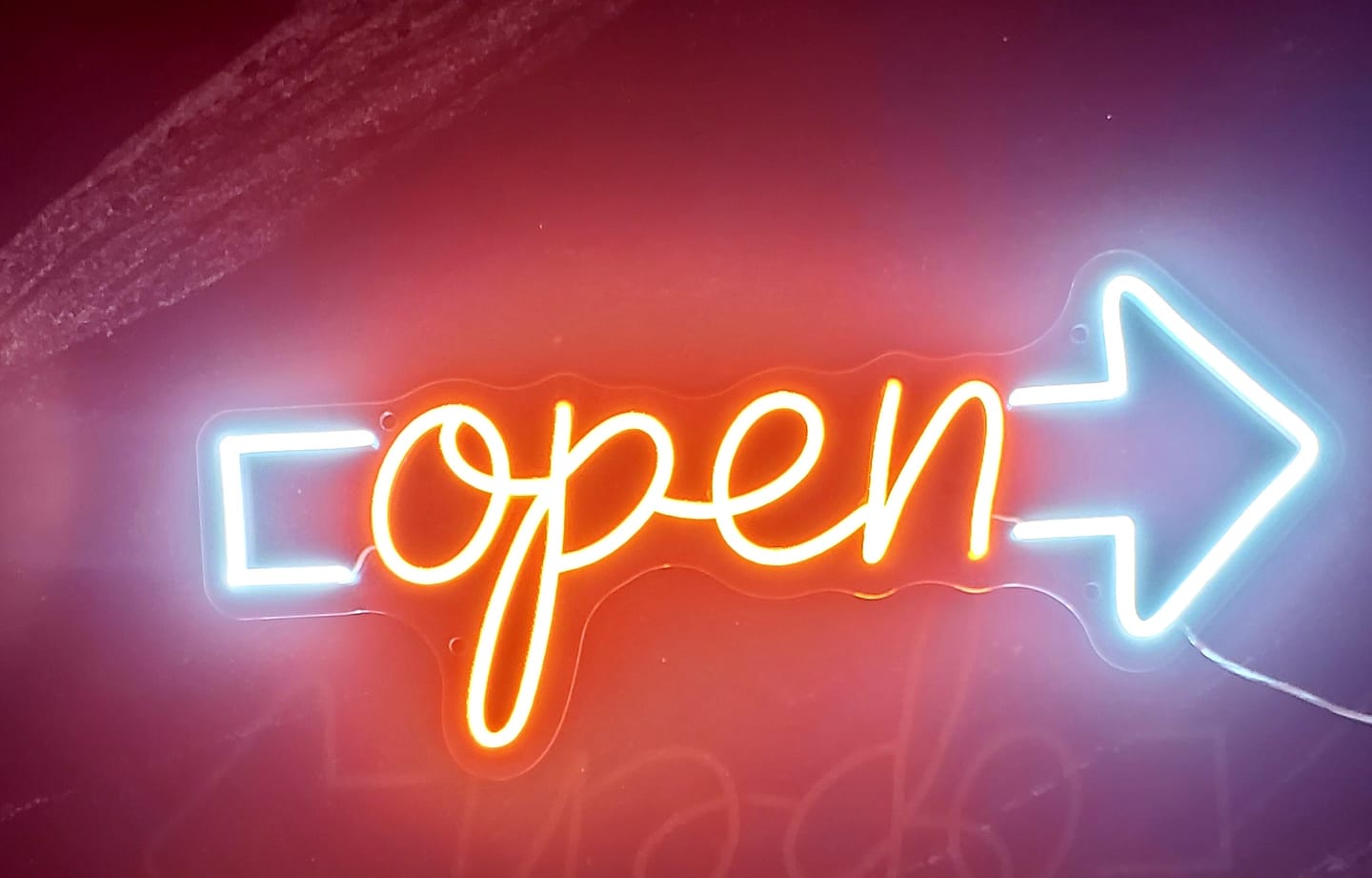 Customer photo review of Custom Neon Sign Outdoor Personalized LED Name Light