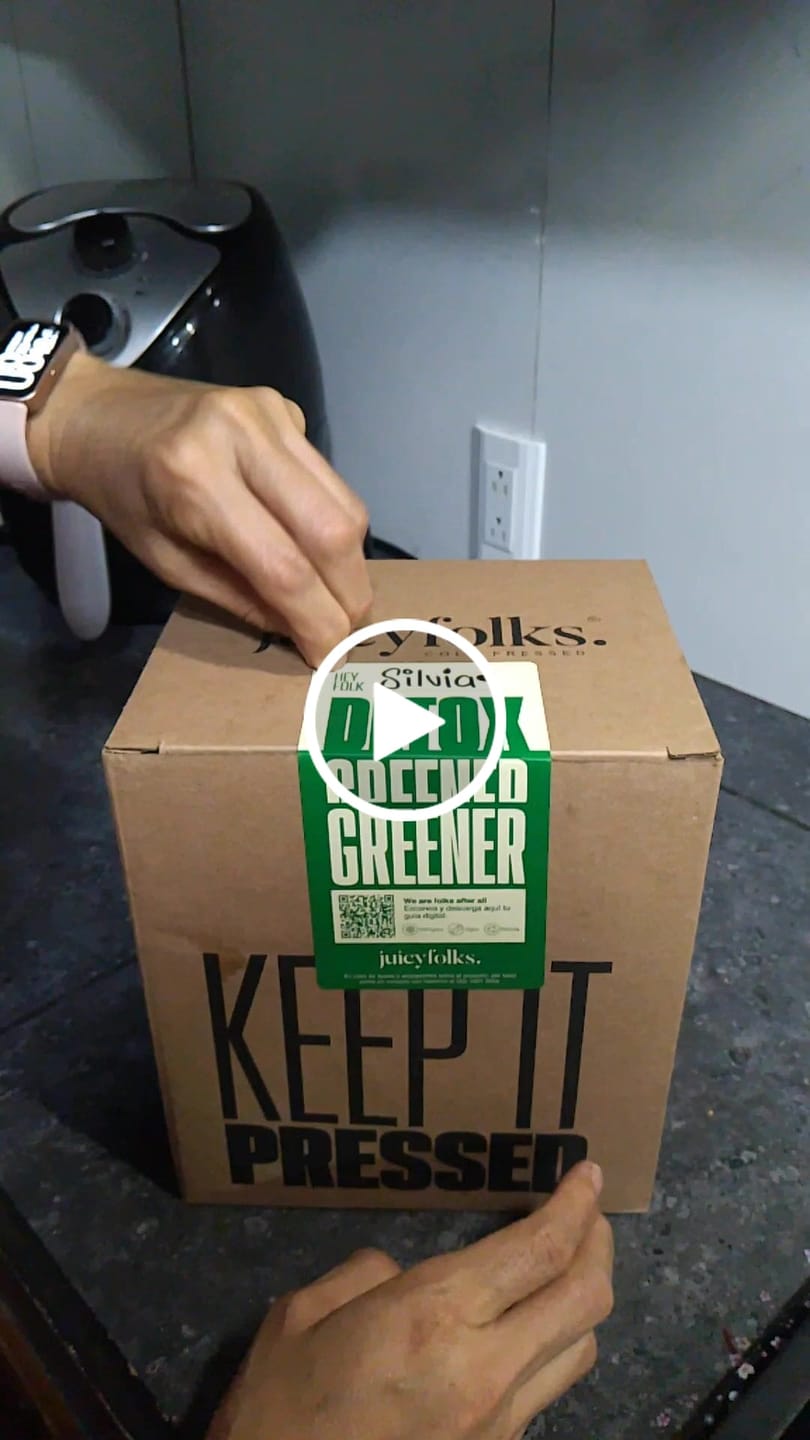 Customer video review of Six Pack - Personaliza con 6 jugos