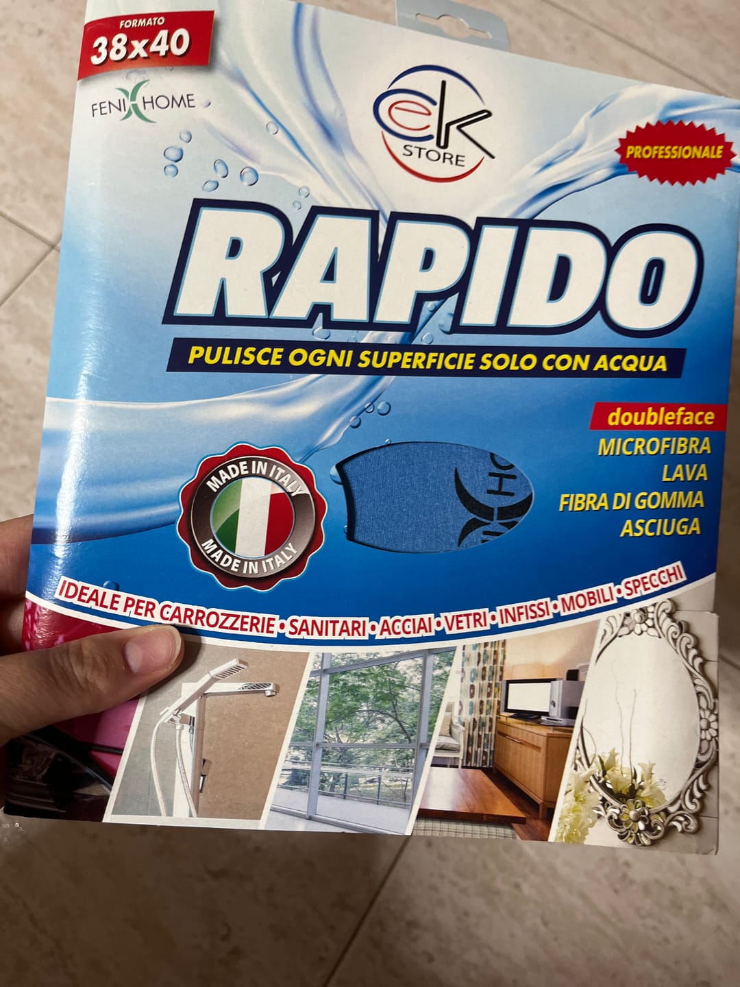 Customer photo review of Panno Rapido Lava e Asciuga in una Passata | Il panno più venduto su TIKTOK