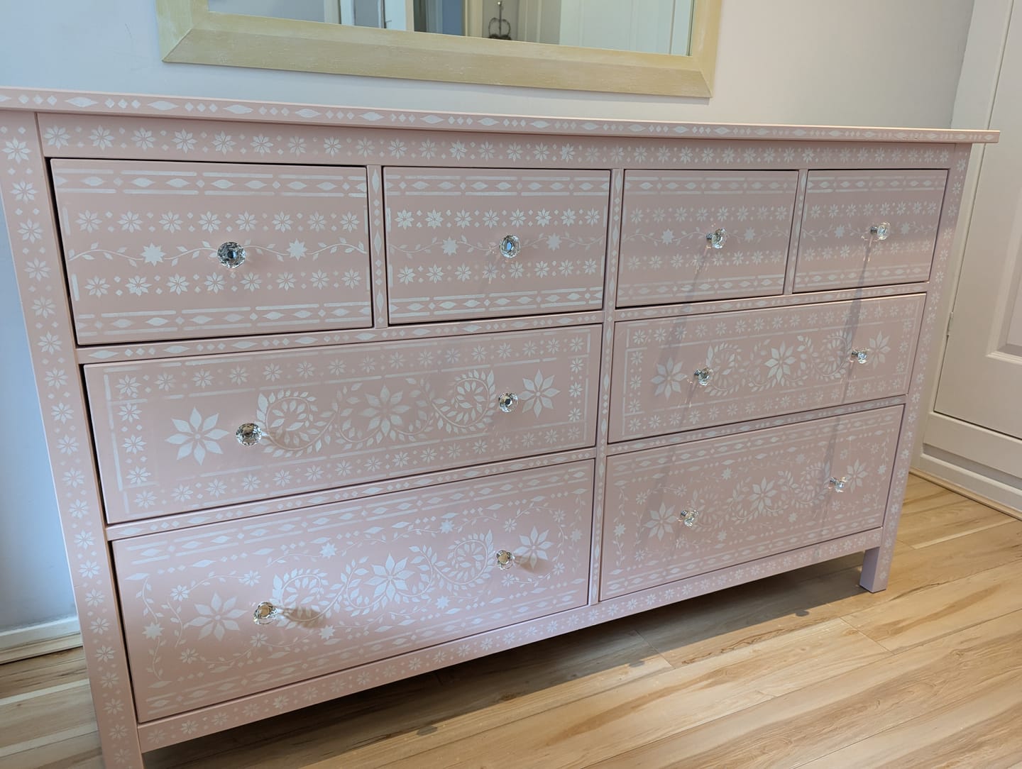 Customer photo review of JAIPUR Indian Bone Inlay Stencil Set