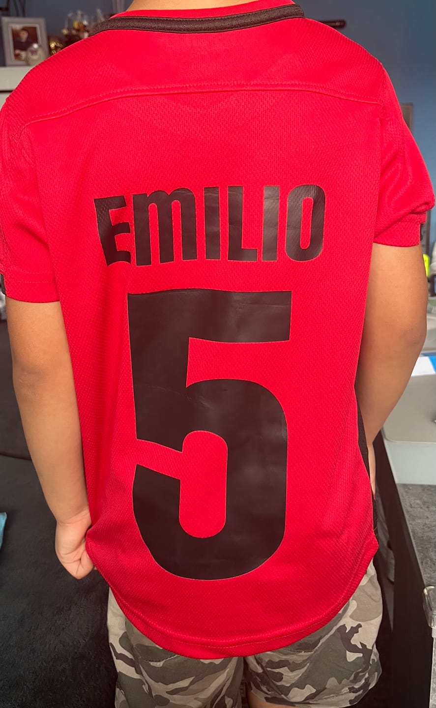 Customer photo review of Fußballfieber - Personalisiertes Kinder Trikot für Deutschland Fans zur Fussball EM 2024