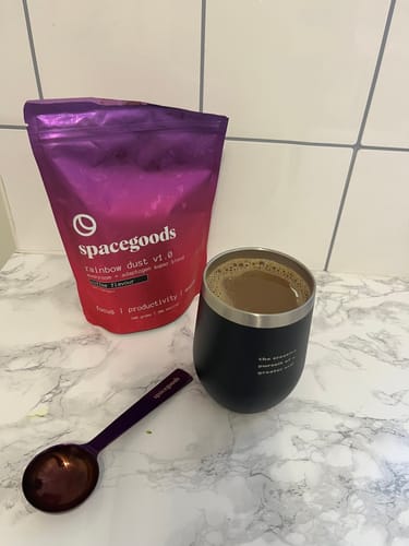 Customer photo review of rainbow dust - coffee