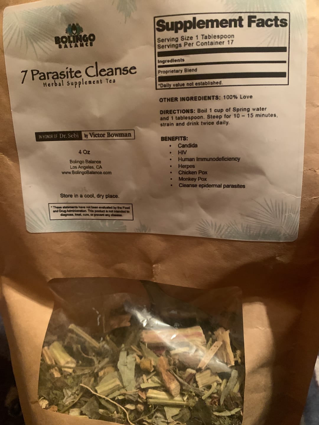Customer photo review of 7 PARASITE CLEANSE