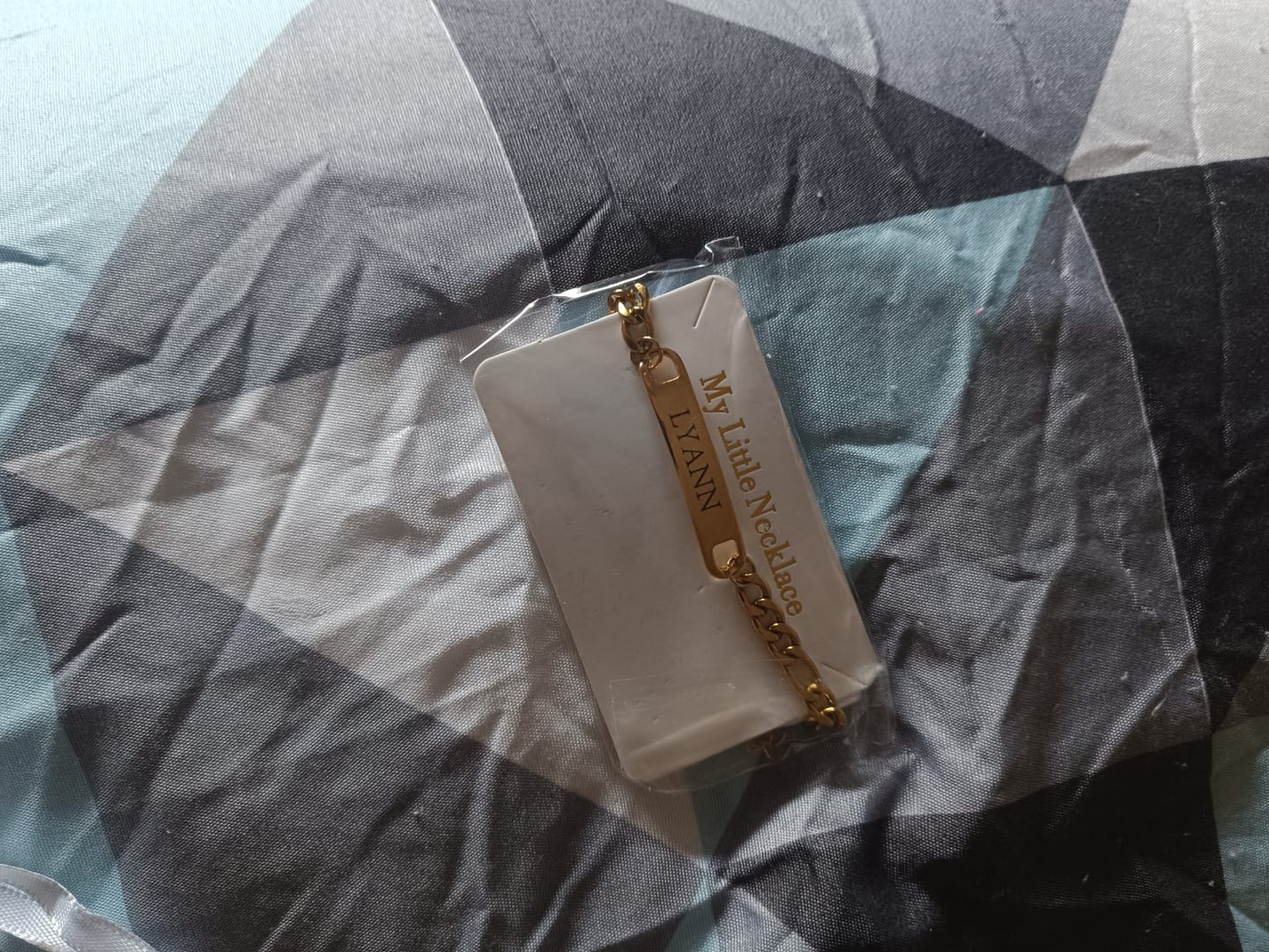 Customer photo review of Bracelet Gourmette Personnalisé pour Homme