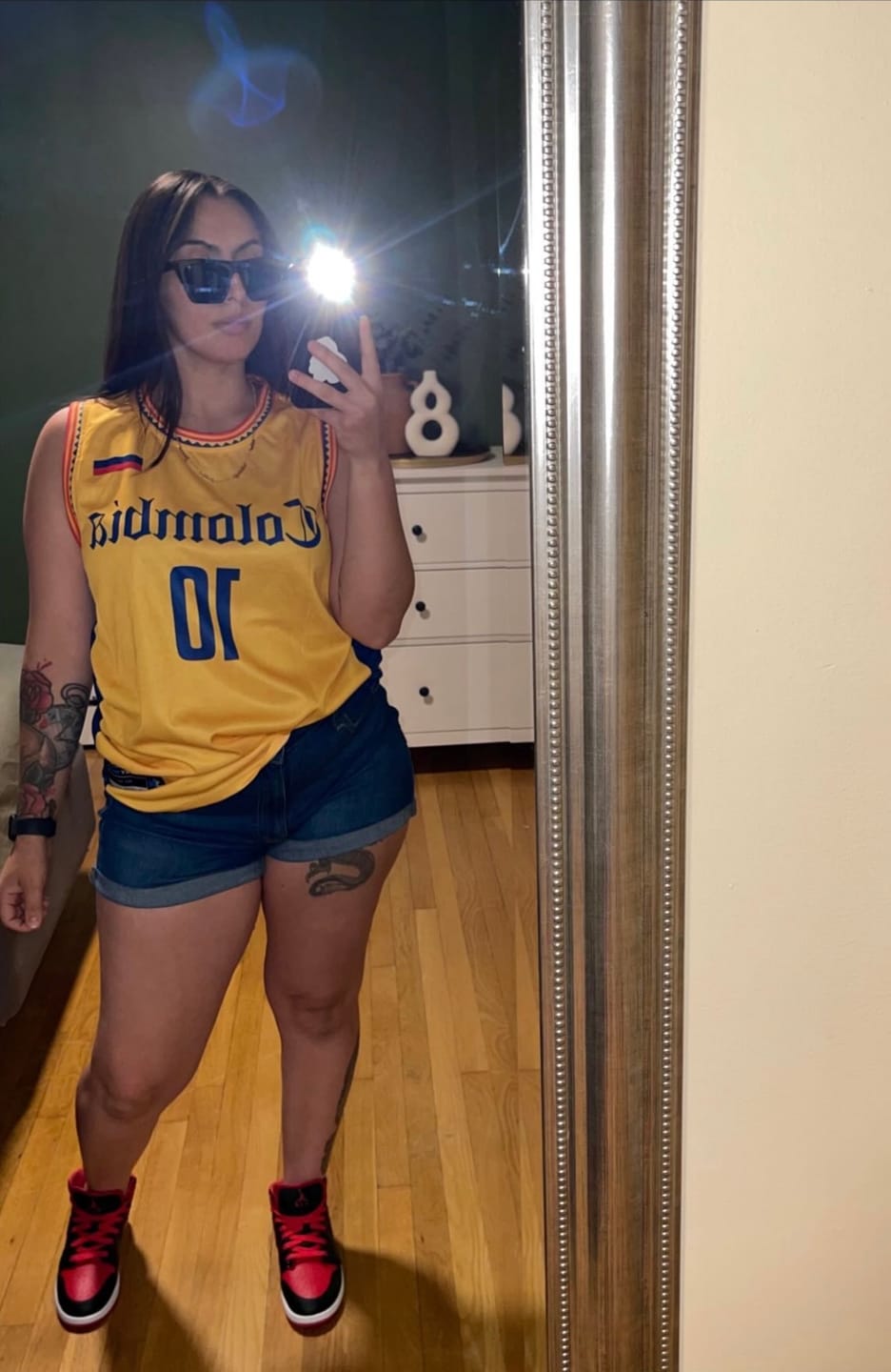 Customer photo review of Colombia Custom Basketball Jersey