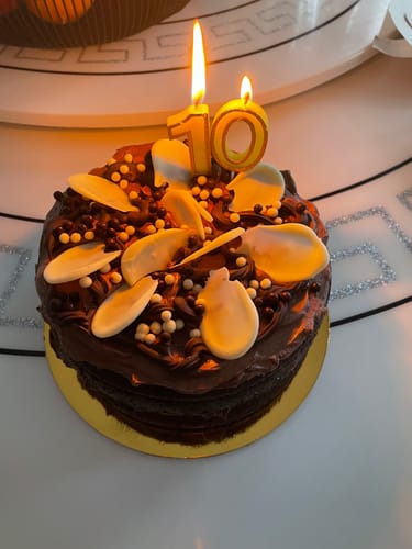 Customer photo review of Triple Chocolate Cake