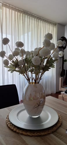 Fotorecensie van een klant over Zijden Kiku Bloemen - Wit