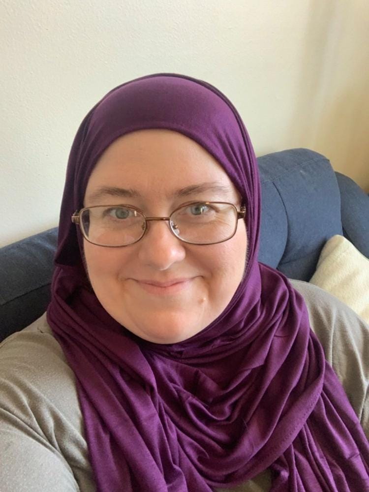 Customer photo review of Jersey Hijab - Luscious Plum