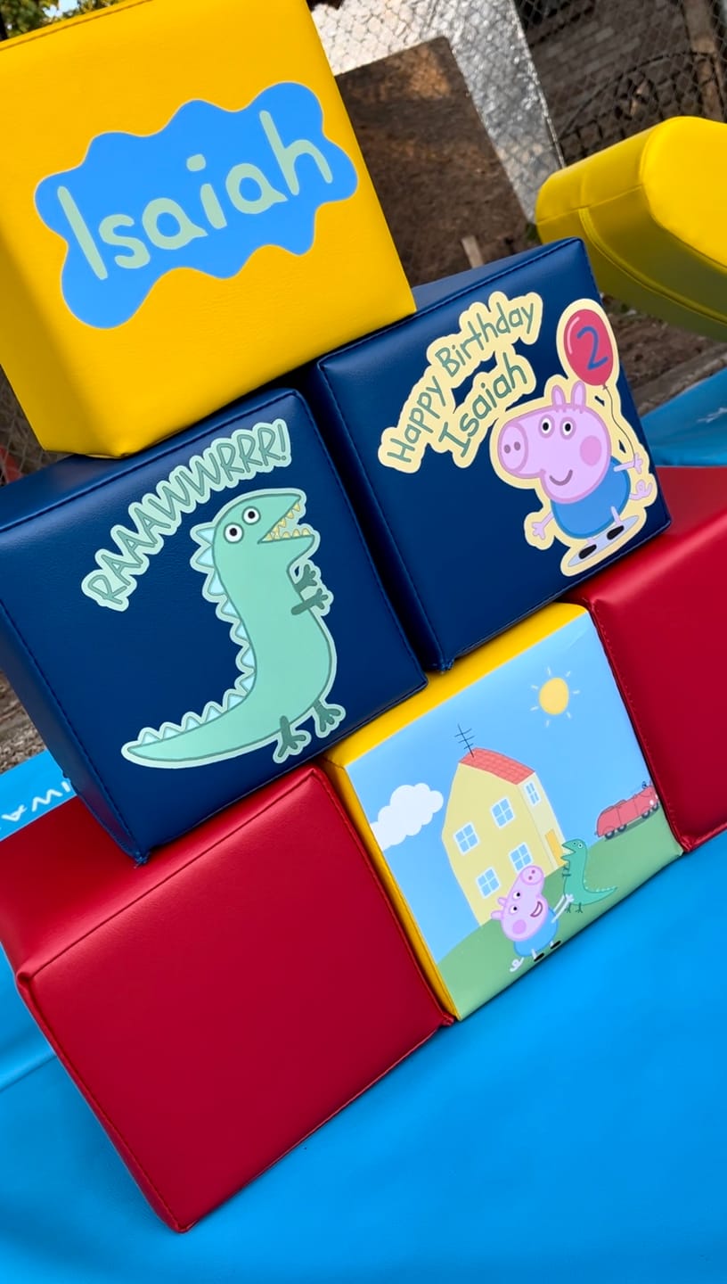 Customer photo review of Soft Play -6 -Cubes 8"