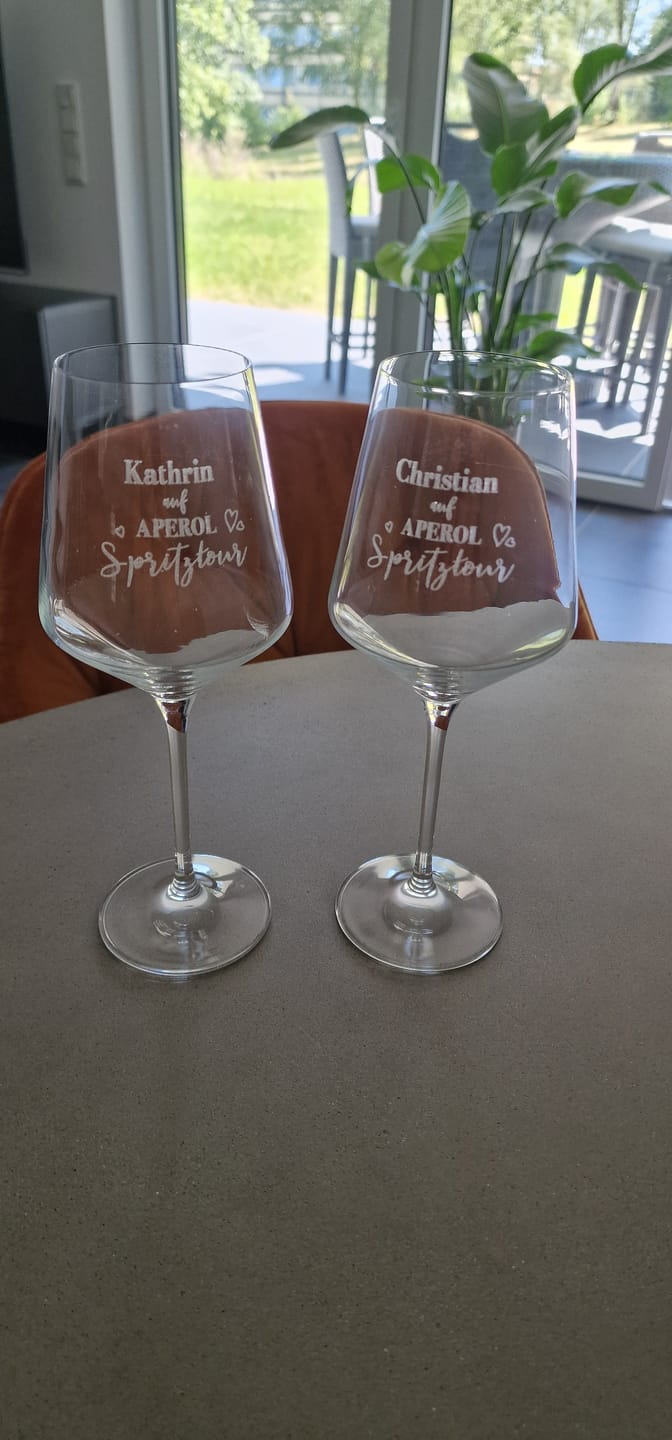 Customer photo review of Spritztour - Personalisiertes Glas für deinen Sommer-Drink