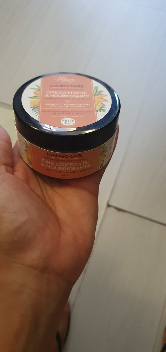 Customer photo review of Cire coiffante et nourrissante