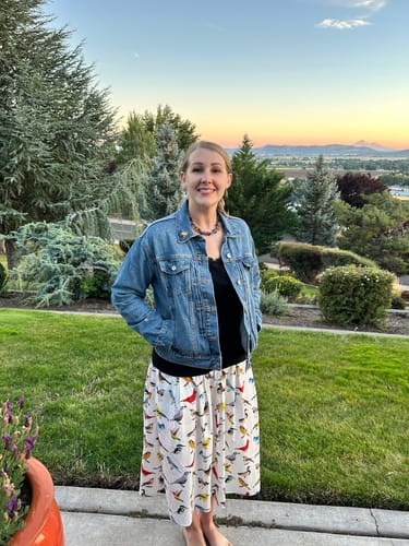 Customer photo review of DIXIE skirt Birds