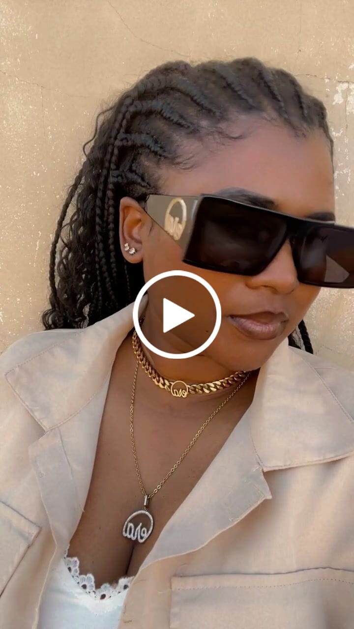 Customer video review of Black Iconic Sunglasses