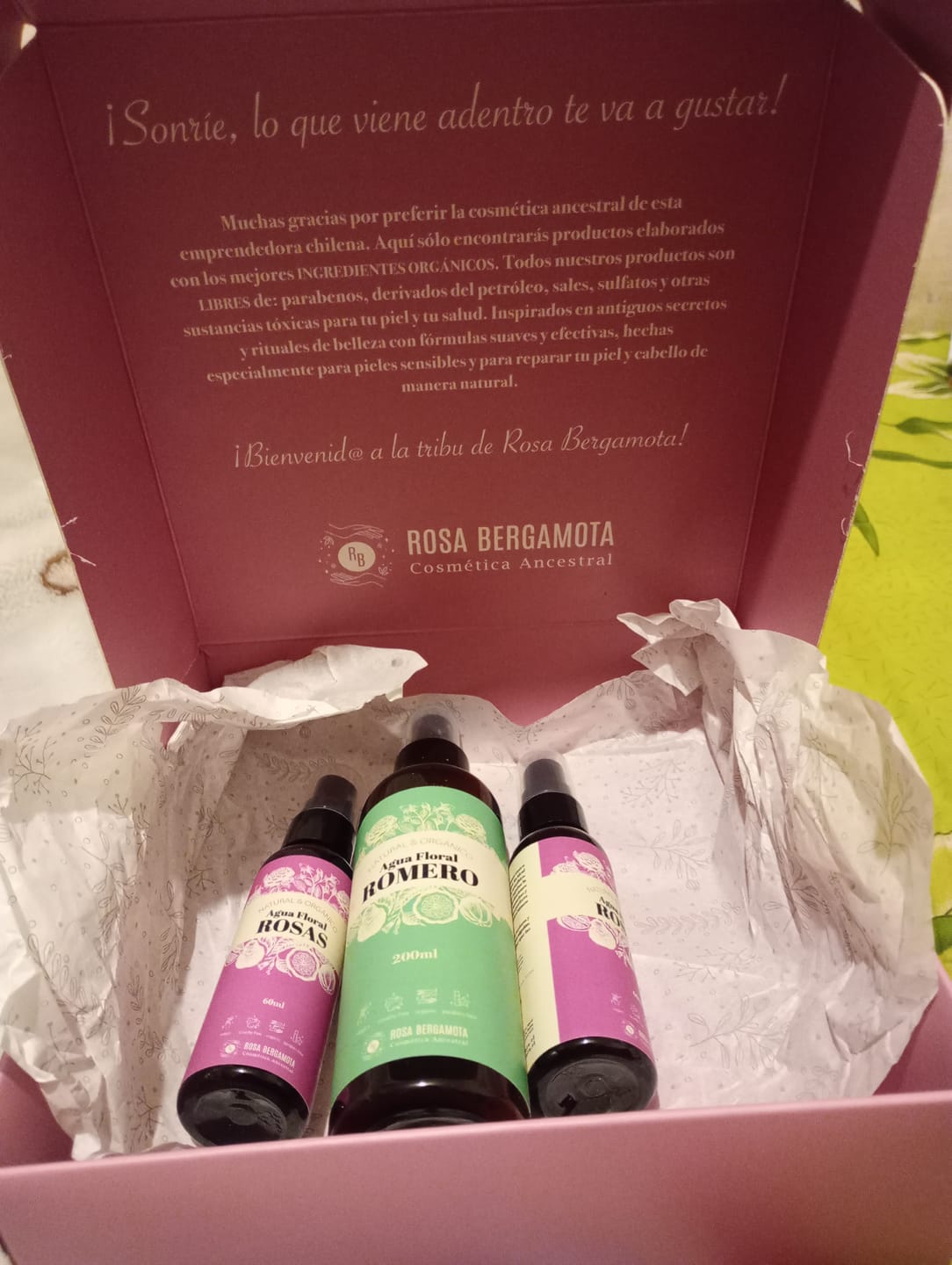 Customer photo review of Agua de Romero 200ml