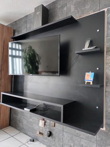 Customer photo review of Panel para TV Hasta 60 Pulgadas Alfa - Negro