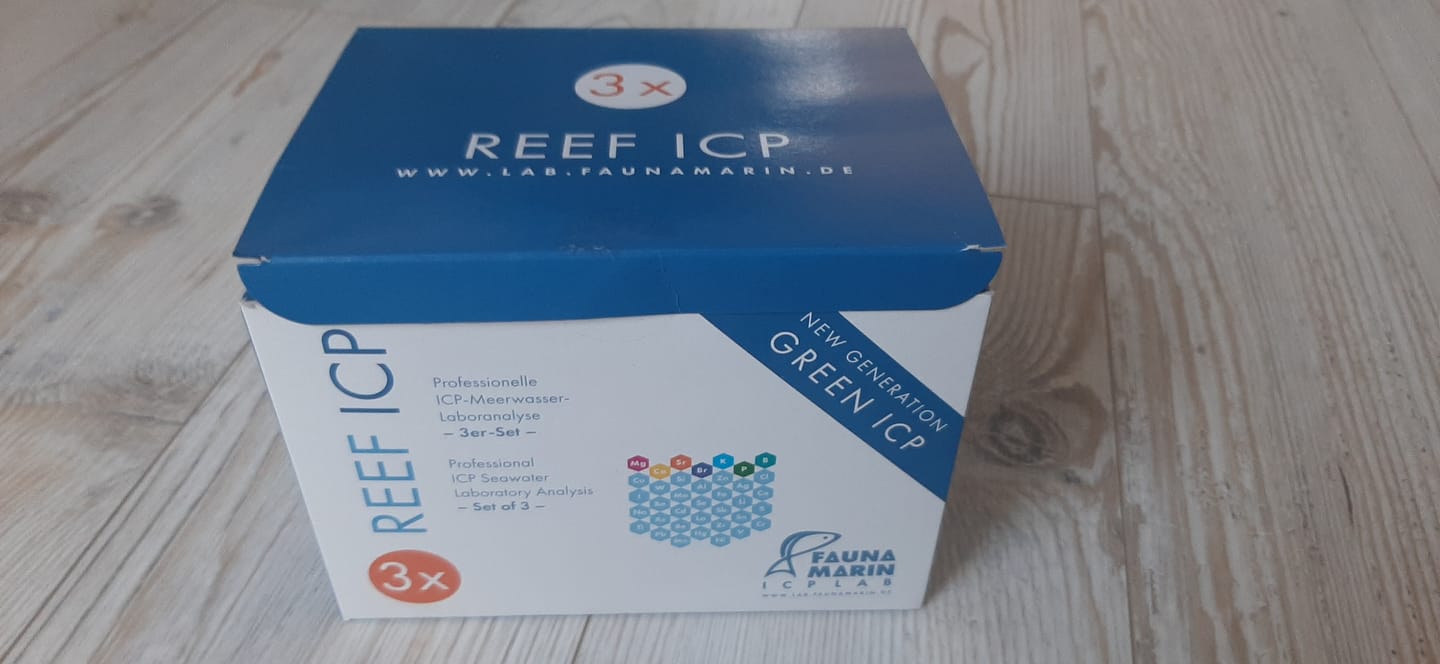 Customer photo review of Reef ICP Meerwasseranalyse Set M (3er Set)