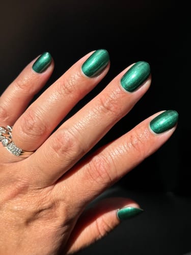 Customer photo review of Longwear Nail Polish - Emerald City