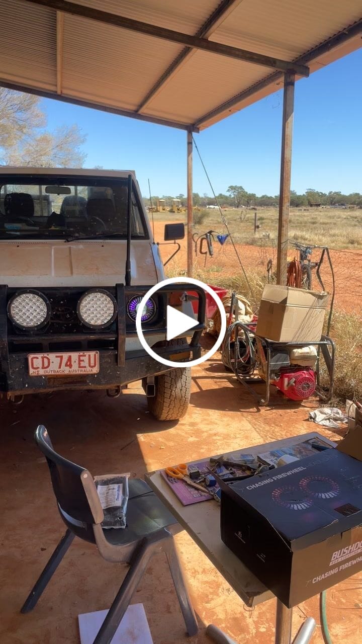 Customer video review of 7" 'Firewheel' LED Colour Chasing Headlights