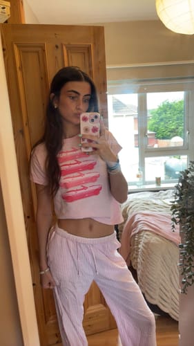 Customer photo review of 'Backseat Driver' baby tee