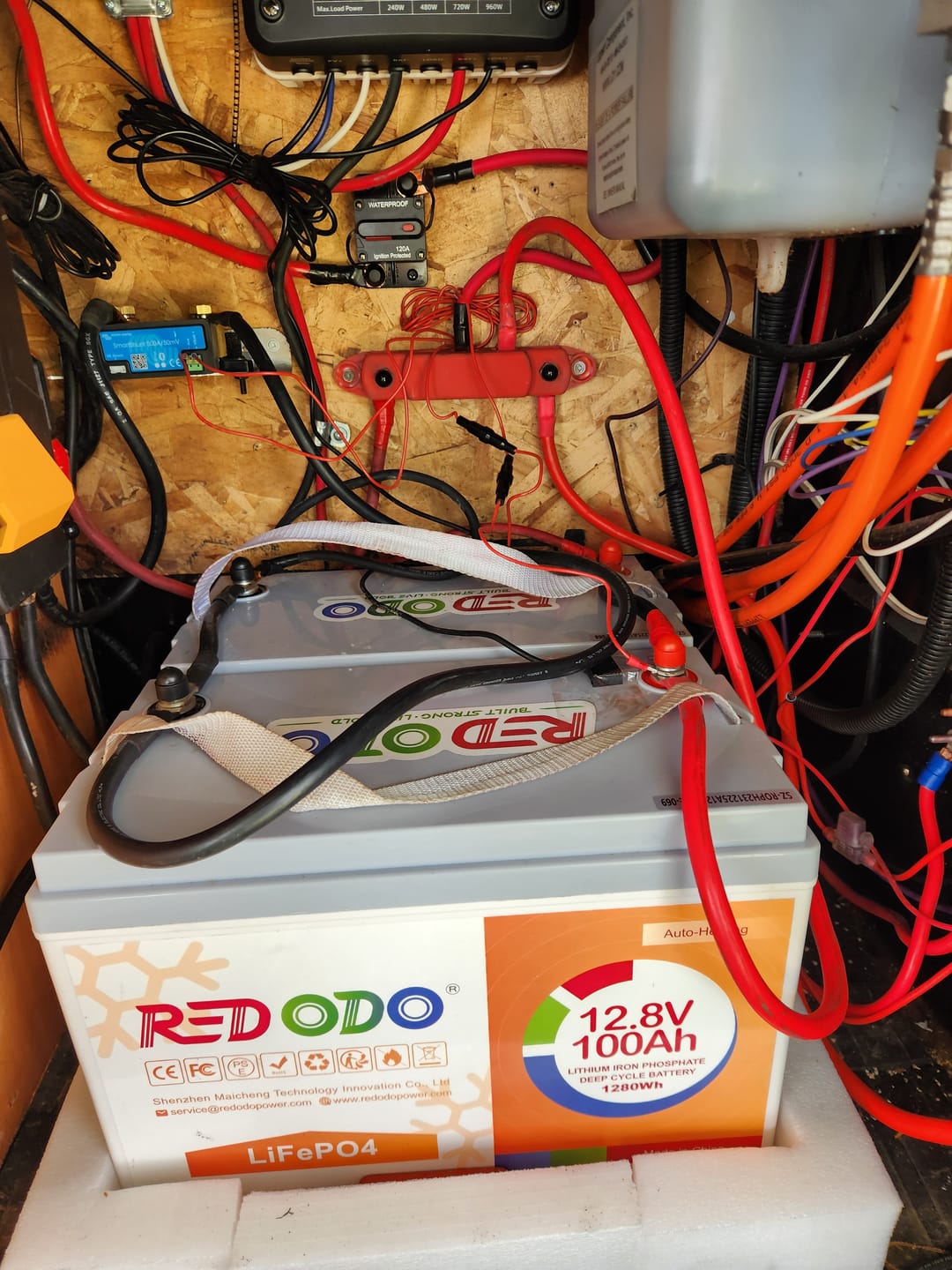 Customer photo review of 【Save $70】【Self-Heating】Redodo 12V 100Ah Lithium Battery