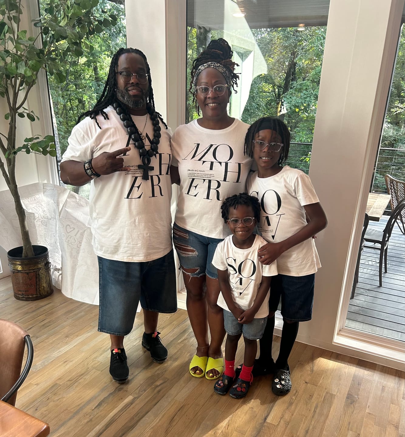 Customer photo review of Father Logo Remix T-shirt