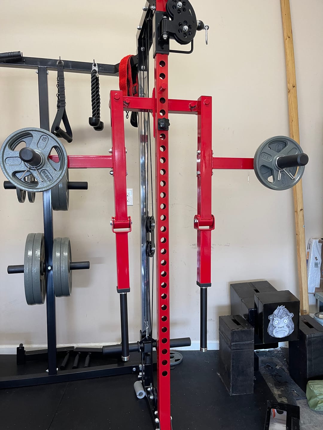 Customer photo review of Rack Mounted Lateral Raise
