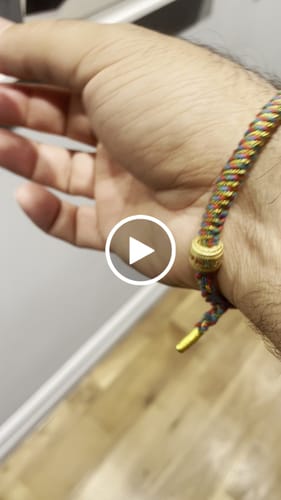 Customer video review of Buddha Stones 3 PCS Tibetan Copper Beads Healing Protection Luck Bracelet Set