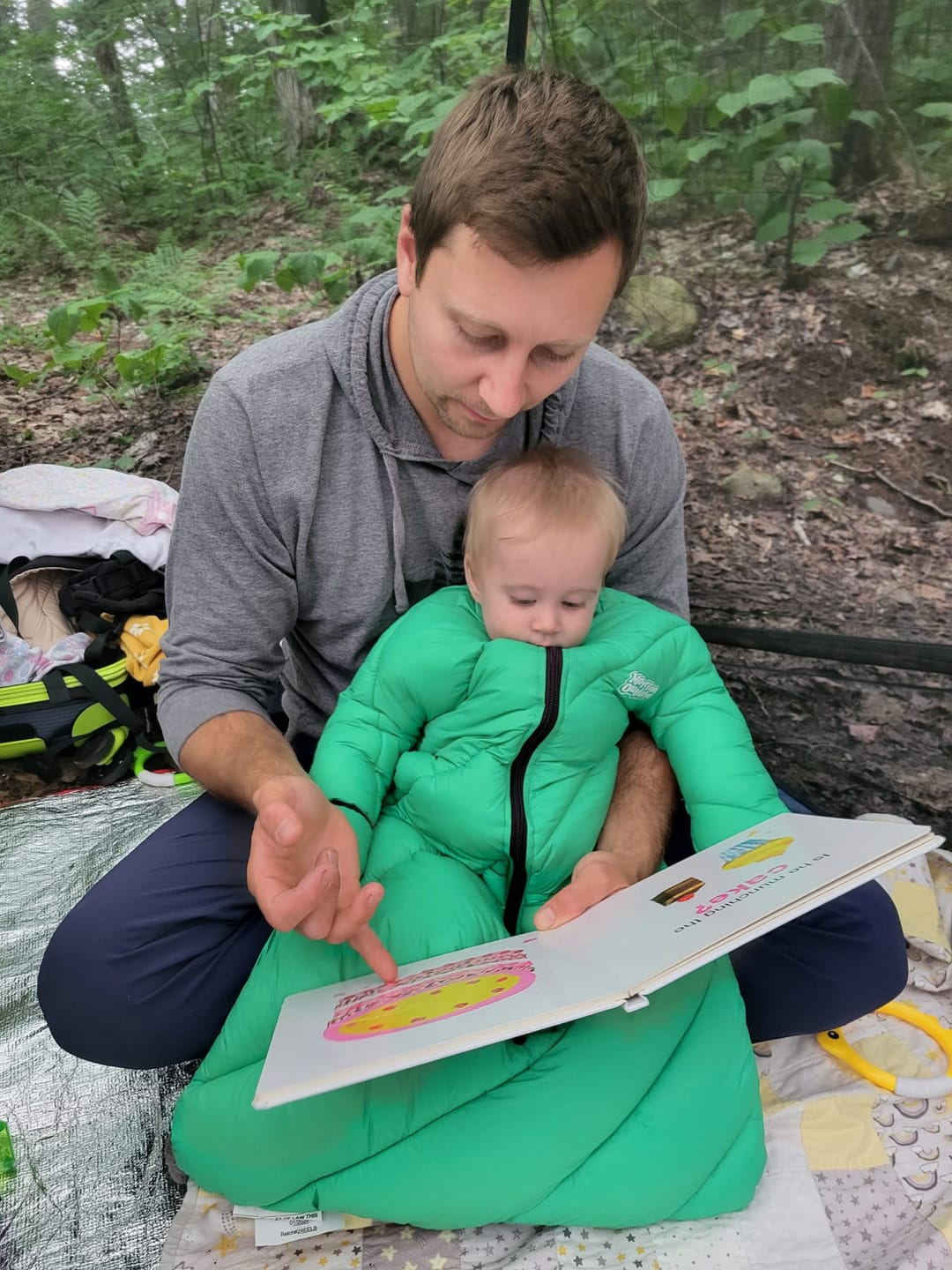 Customer photo review of Little Mo Baby Sleeping Bag (6-18 months)