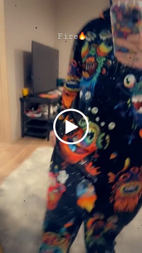 Customer video review of Space Freakz Onesie