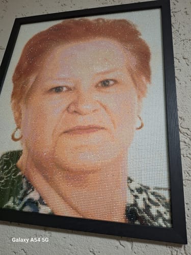 Customer photo review of Diamond Painting Eigenes Foto