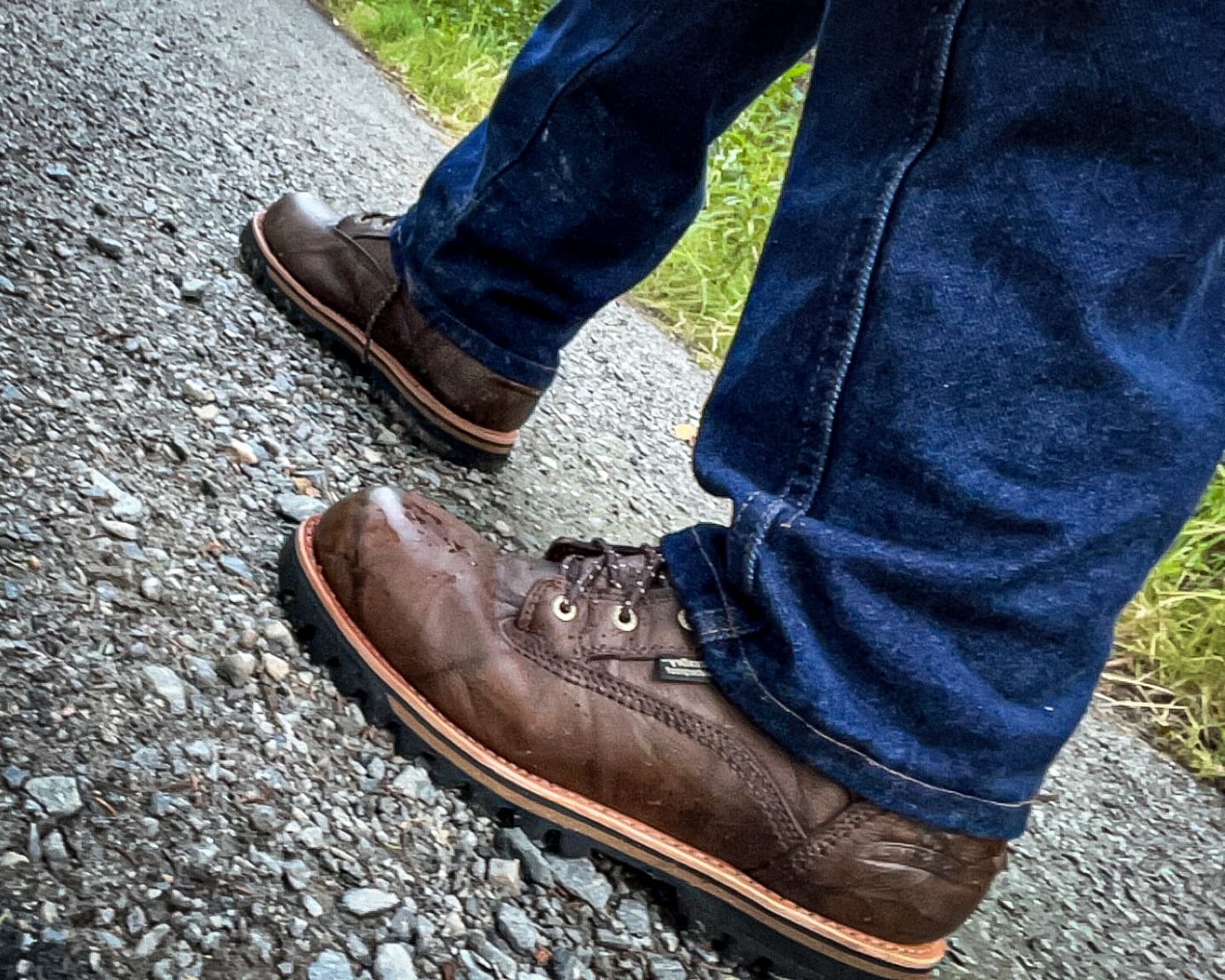 Customer photo review of Irish Setter Men's Hunting Boots 10" Elk Tracker Unlined Waterproof 861
