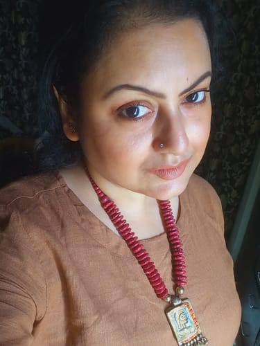 Customer photo review of Cloud Shade Cotton Kurti Set(Brownish Tone)
