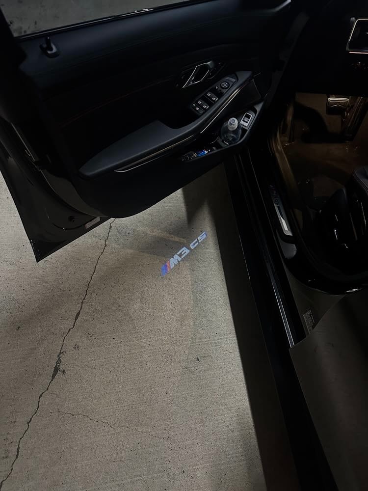 Customer photo review of BMW M3 CS DOOR LIGHTS