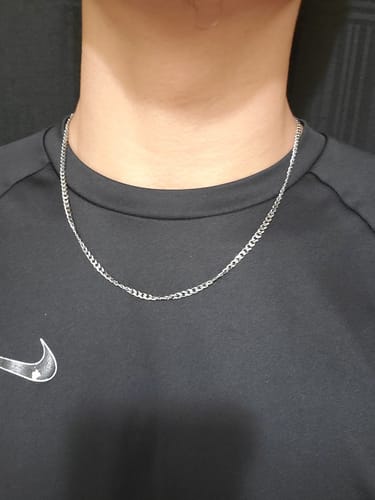 Customer photo review of f+s 3mm necklace