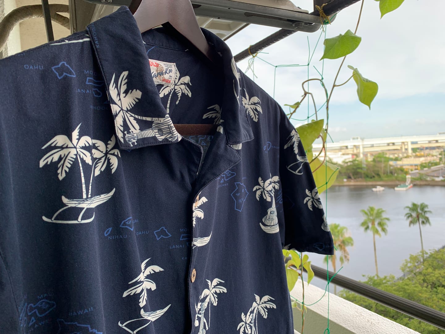 Customer photo review of ブルーハワイ アロハシャツ