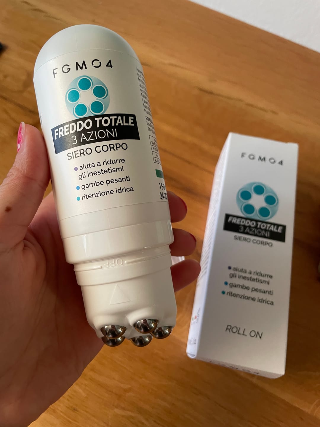 Customer photo review of Freddo Totale 3 Azioni Roll on - 150 ml