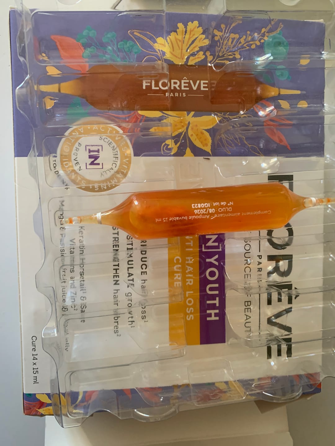 Customer photo review of [IN] YOUTH Cure Anti-Chute Cheveux