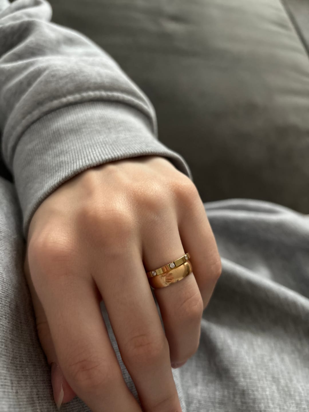 Customer photo review of Lola Ring | 18K vergoldet