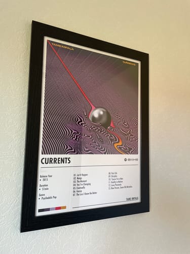 Customer photo review of Tame Impala - Currents | Album Cover Poster