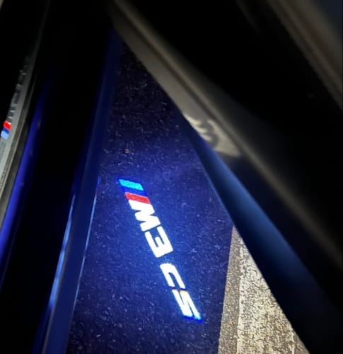 Customer photo review of BMW M3 CS DOOR LIGHTS