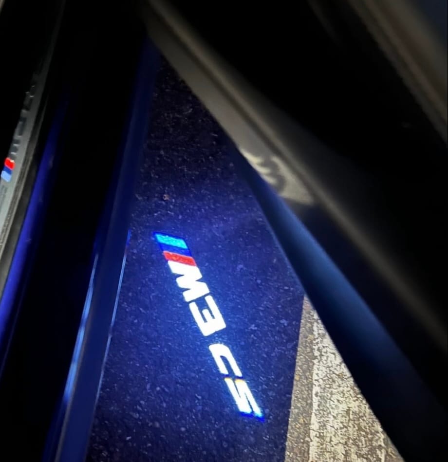 Customer photo review of BMW M3 CS DOOR LIGHTS