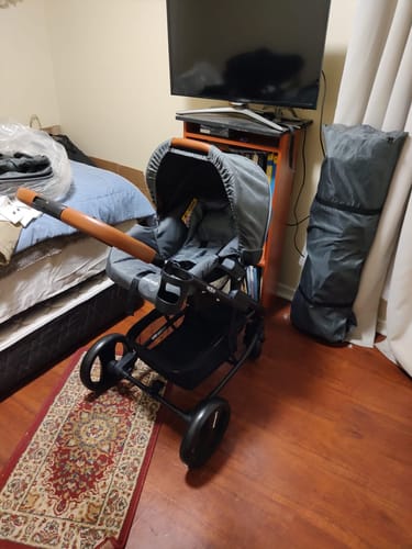 Customer photo review of Coche Cuna travel system Nexus Gris